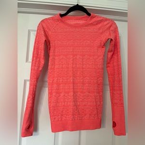 Lululemon Restless Electric Coral SZ 2